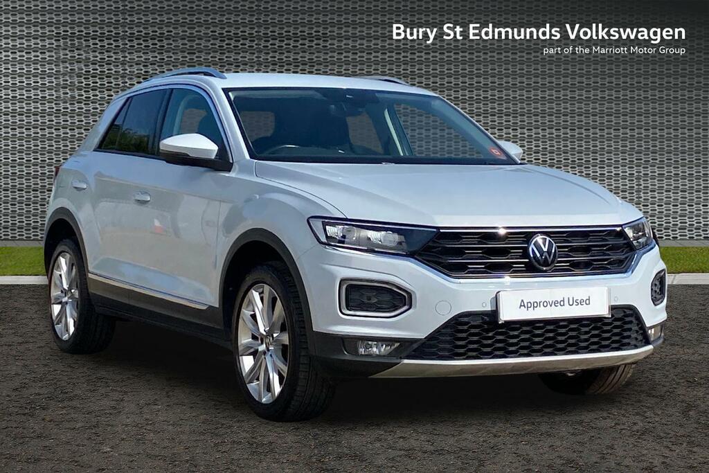 Volkswagen T-Roc 1.5 Tsi Gpf Evo Sel Suv Dsg Euro 6 Ss White