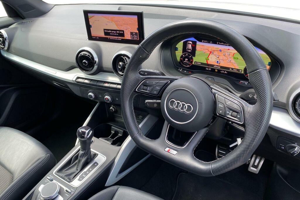 Audi Q2 2.0 Tdi 35 S Line Suv S Tronic Quattro AV22VXY White #6