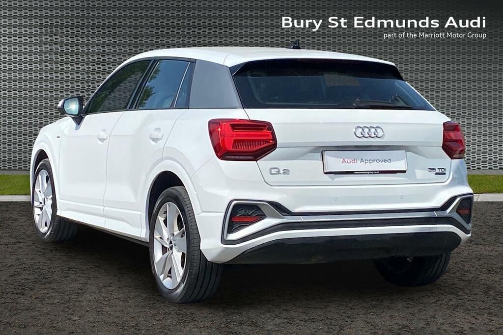 Audi Q2 2.0 Tdi 35 S Line Suv S Tronic Quattro AV22VXY White #3