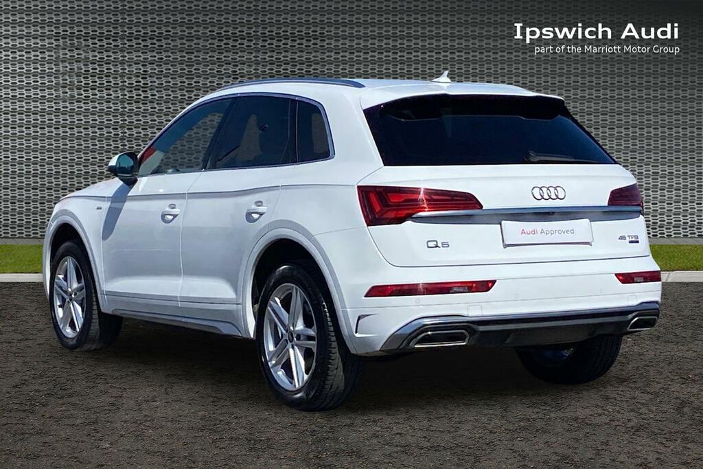 Audi Q5 2.0 Tfsi 45 S Line Suv S Tronic Quattro RO23KOJ White #3