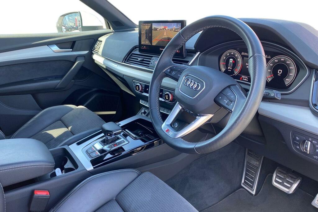 Audi Q5 2.0 Tfsi 45 S Line Suv S Tronic Quattro RO23KOJ White #6