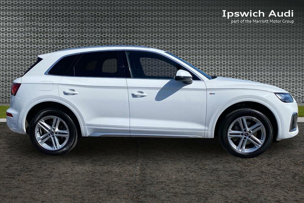 Audi Q5 2.0 Tfsi 45 S Line Suv S Tronic Quattro RO23KOJ White #4