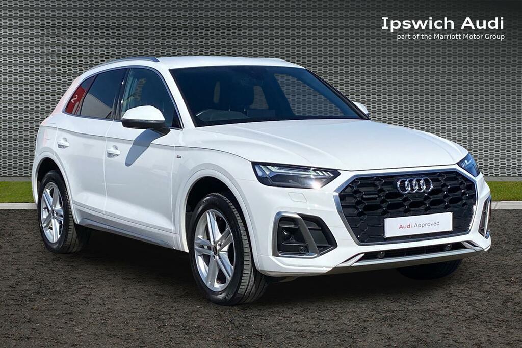 Audi Q5 2.0 Tfsi 45 S Line Suv S Tronic Quattro RO23KOJ White