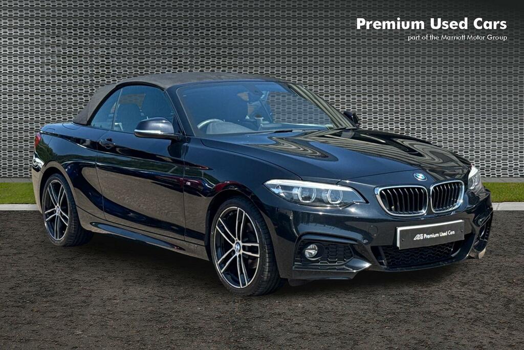 BMW 2 Series 1.5 218I M Sport Convertible Eur Black