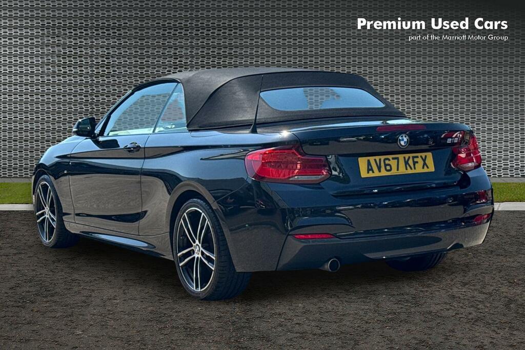 BMW 2 Series 1.5 218I M Sport Convertible Eur Black #3