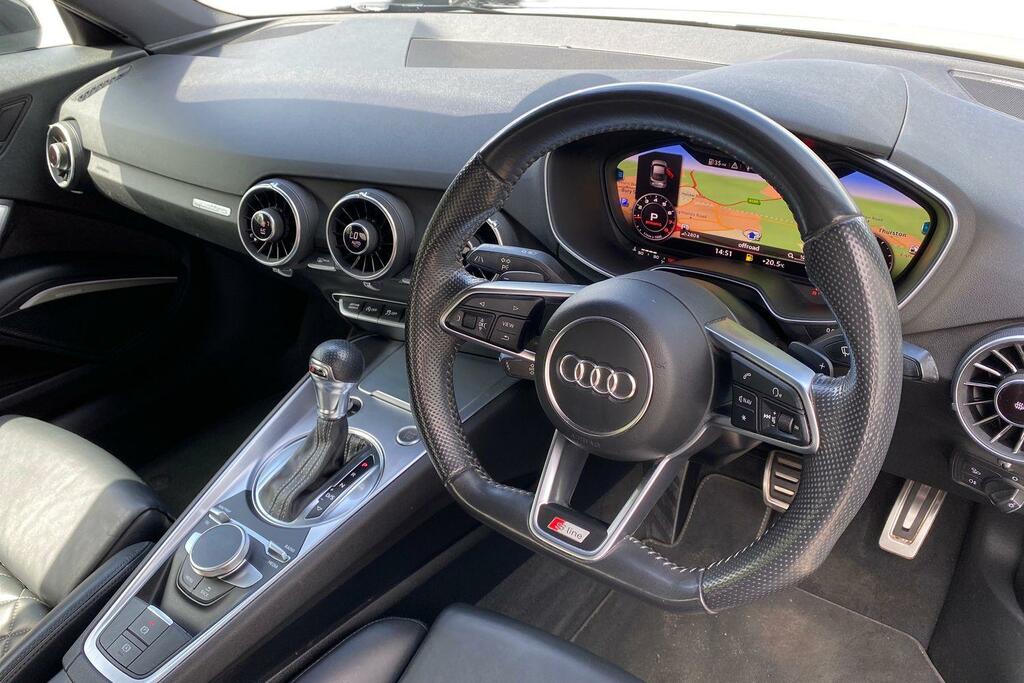 Audi TT 2.0 Tfsi Black Edition Coupe S Tronic Q White #6