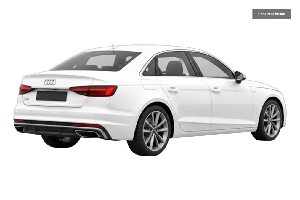 Audi A4 2.0 Tfsi 35 Black Edition Saloon White #3