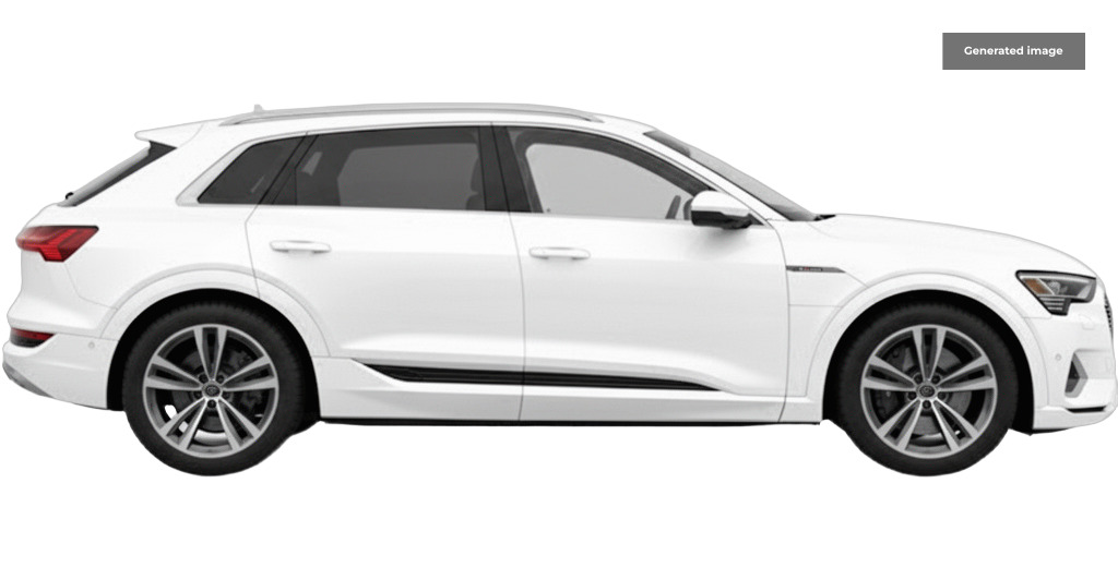 Audi E-tron 55 S Line Sportback Quattro 95Kw White #5