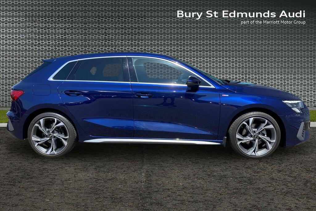 Audi A3 1.5 Tfsi 35 S Line Sportback S Tronic E Blue #4