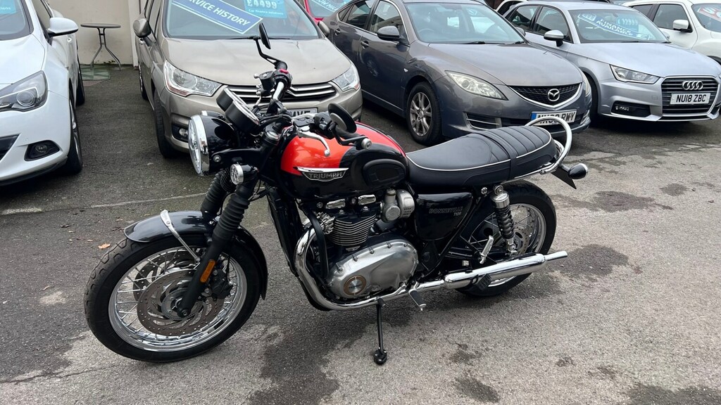 Triumph Bonneville T120 Black Jet Black SJ20VZE Black #4