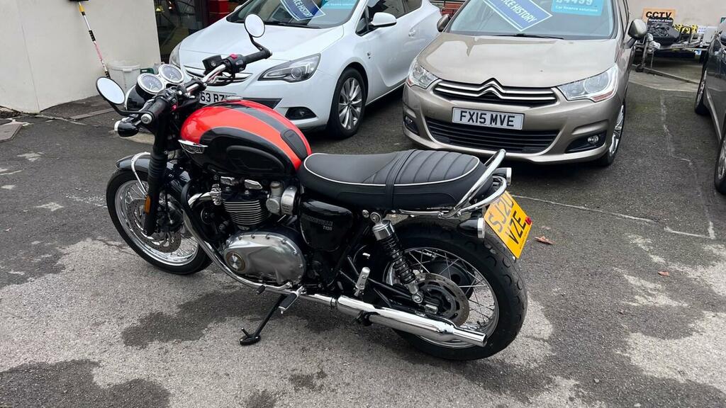 Triumph Bonneville T120 Black Jet Black SJ20VZE Black #5