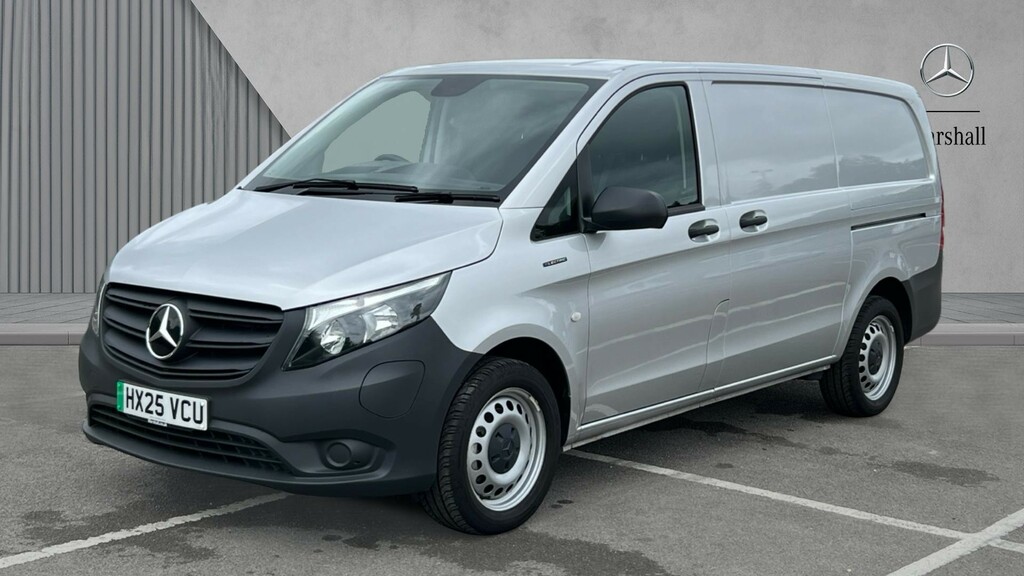 Mercedes-Benz eVito Vito 85Kw 66Kwh Progressive Van Silver #4