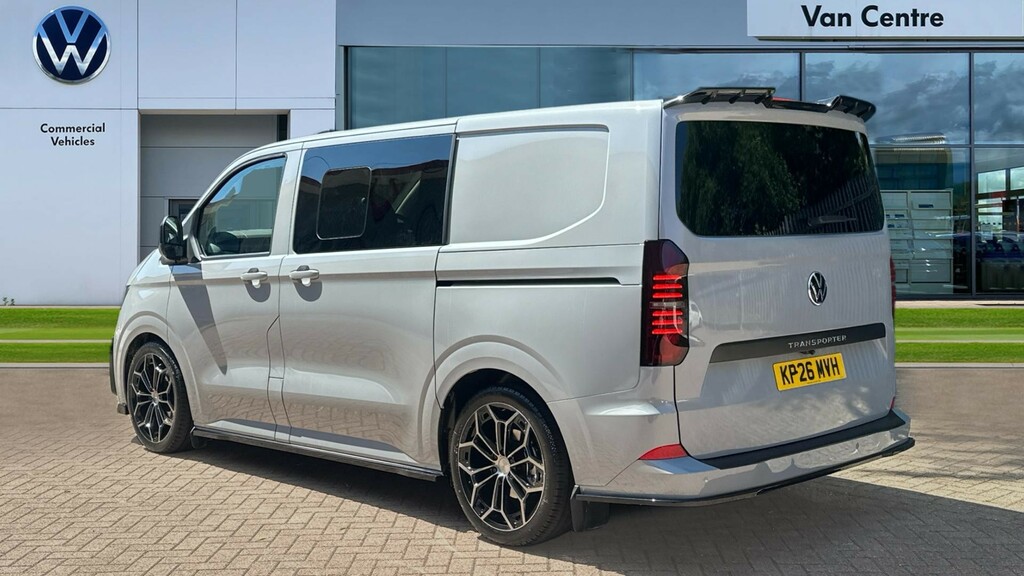 Volkswagen Transporter Transporter 2.0 Tdi 150 Commerce Pro Kombi Van Aut KP26MVH Grey #3