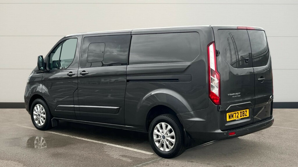 Ford Transit Custom Transit Custom 2.0 Ecoblue 170Ps Low Roof Dcab Li WM72DBZ Grey #2