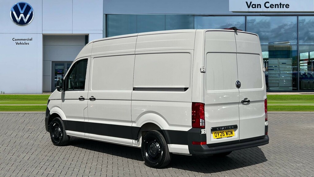 Volkswagen Crafter Cr35 Panel Van Commerce Mwb 163 Ps 2.0 Tdi 6Sp Man Grey #3