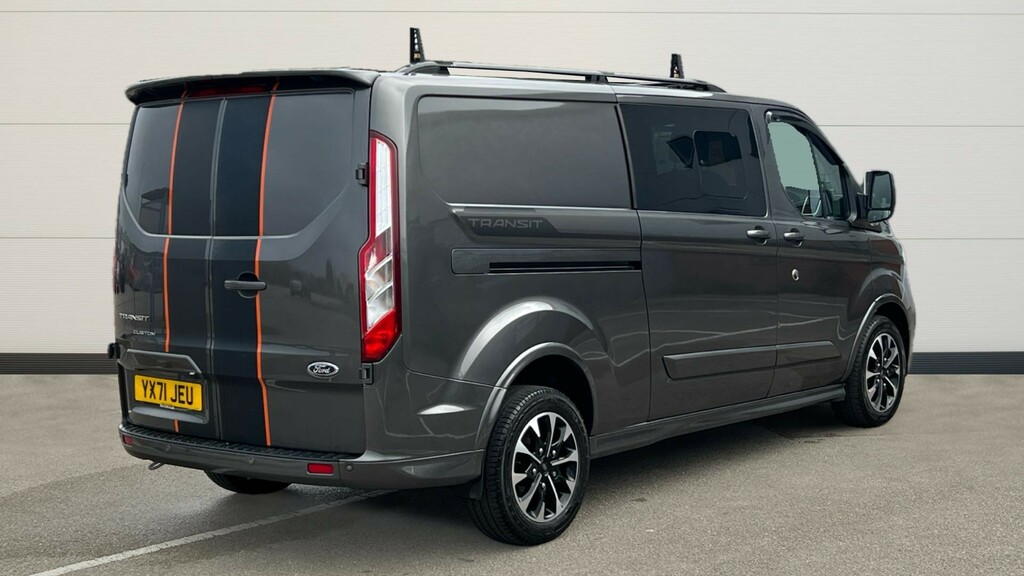 Ford Transit Custom 2.0 Ecoblue 185Ps Low Roof Dcab Sport Van White #10