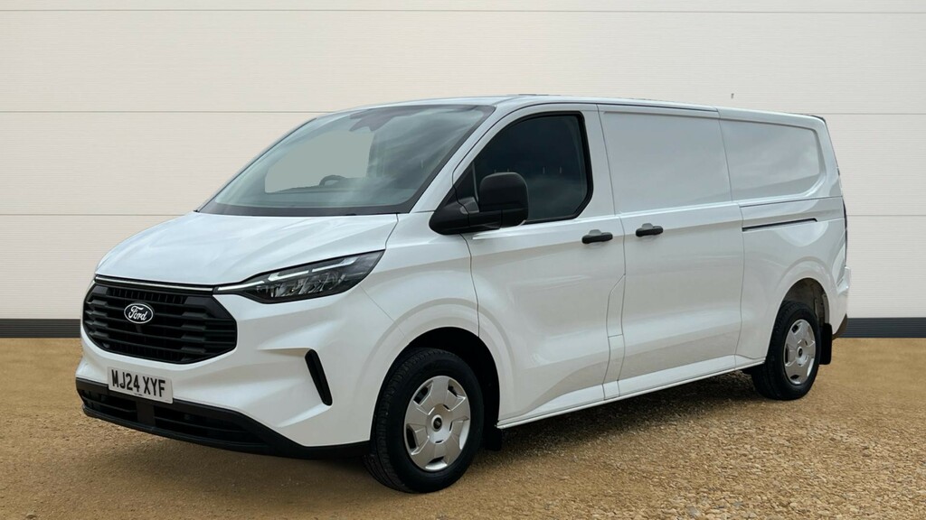 Ford Transit Custom 350 198Kw 68Kwh L3 H2 Leader Van Silver #9