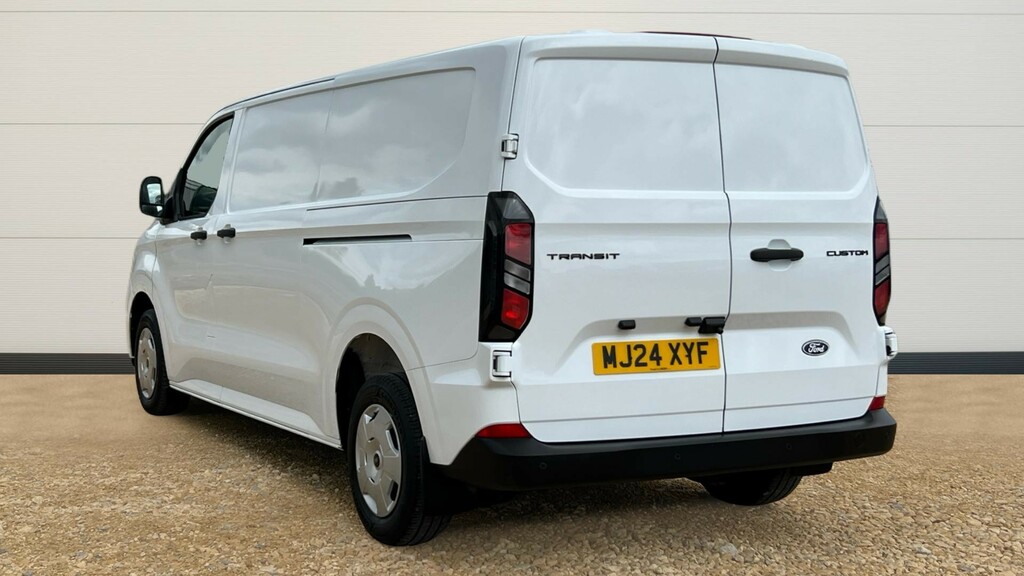 Ford Transit Custom 350 198Kw 68Kwh L3 H2 Leader Van Silver #2
