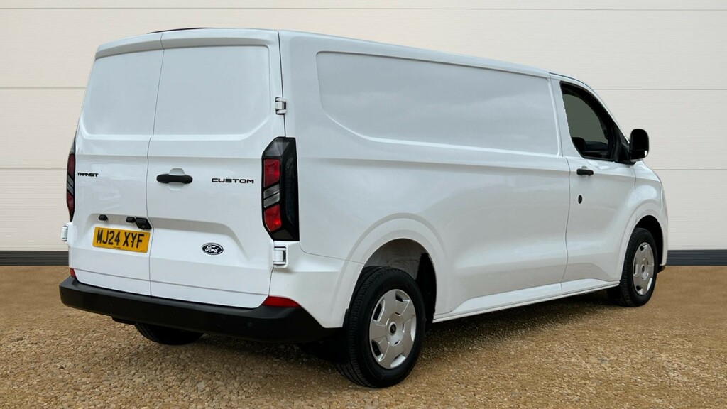 Ford Transit Custom 350 198Kw 68Kwh L3 H2 Leader Van Silver #10