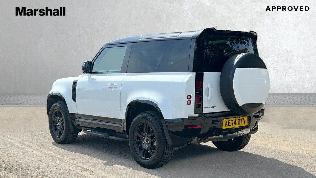 Land Rover Defender 90 Defender 3.0 D350 X-dynamic Hse 90 AE74OTV White #2