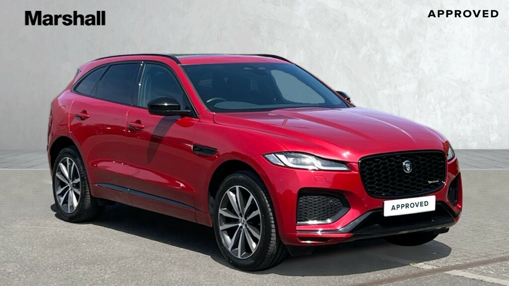 Jaguar F-Pace F-pace 2.0 D200 R-dynamic Se Black Awd Red