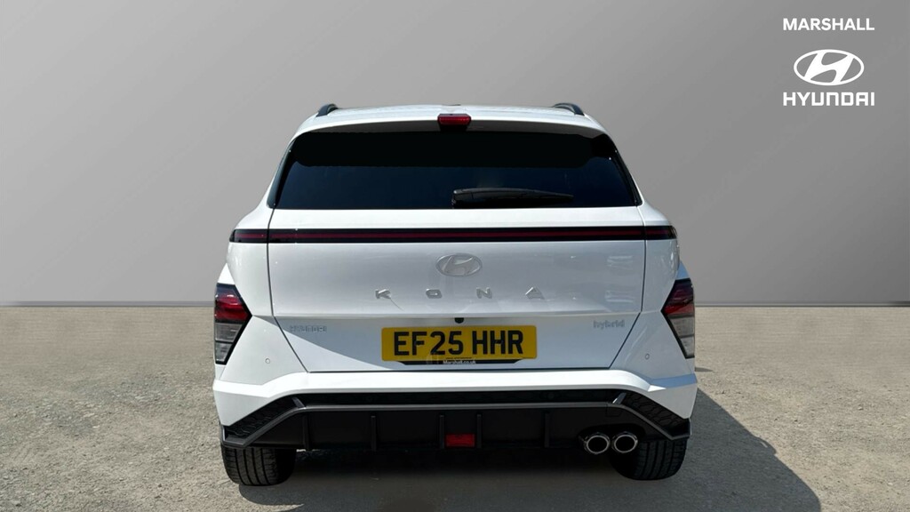 Hyundai Kona Kona 1.6 Hybrid 129 N Line Dct EF25HHR White #4
