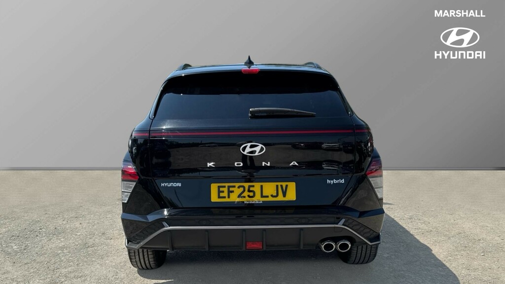 Hyundai Kona Kona 1.6 Hybrid 129 N Line Dct EF25LJV Black #4