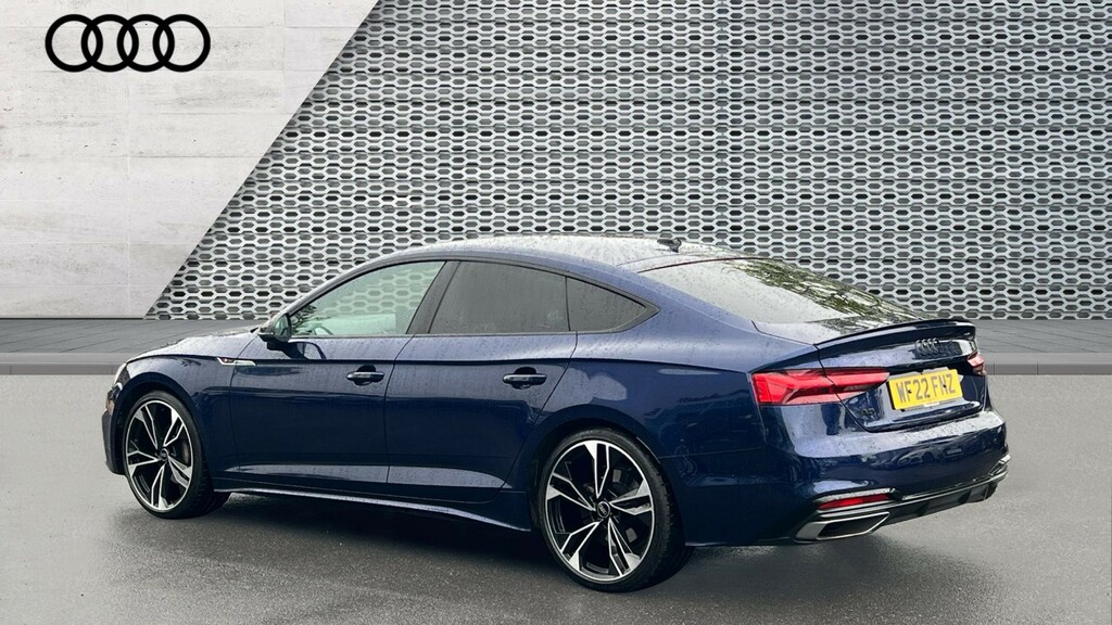 Audi A5 A5 40 Tfsi 204 Black Edition S Tronic WF22FNZ Blue #3