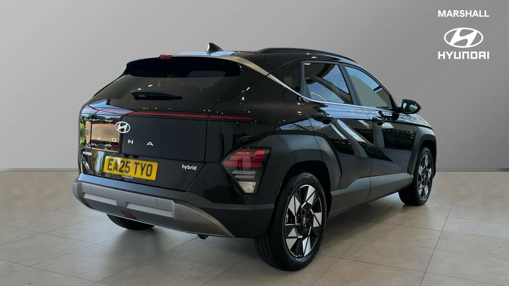 Hyundai Kona Kona 1.6 Hybrid 129 Ultimate Dct EA25TYO Black #3