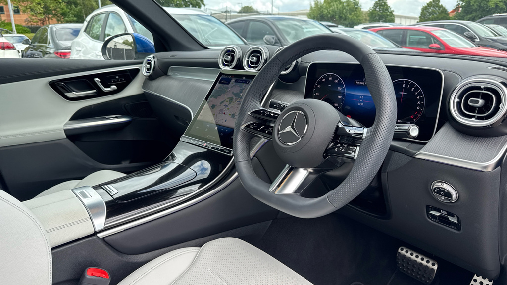 Mercedes-Benz GLC Class Glc 300E 4Matic Amg Line Premium Pan PE26XPL Blue #3