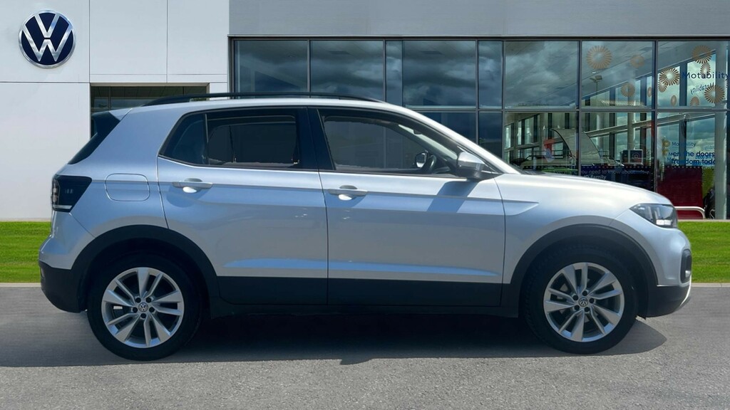 Volkswagen T-Cross T-cross 1.6 Tdi Se Silver #4
