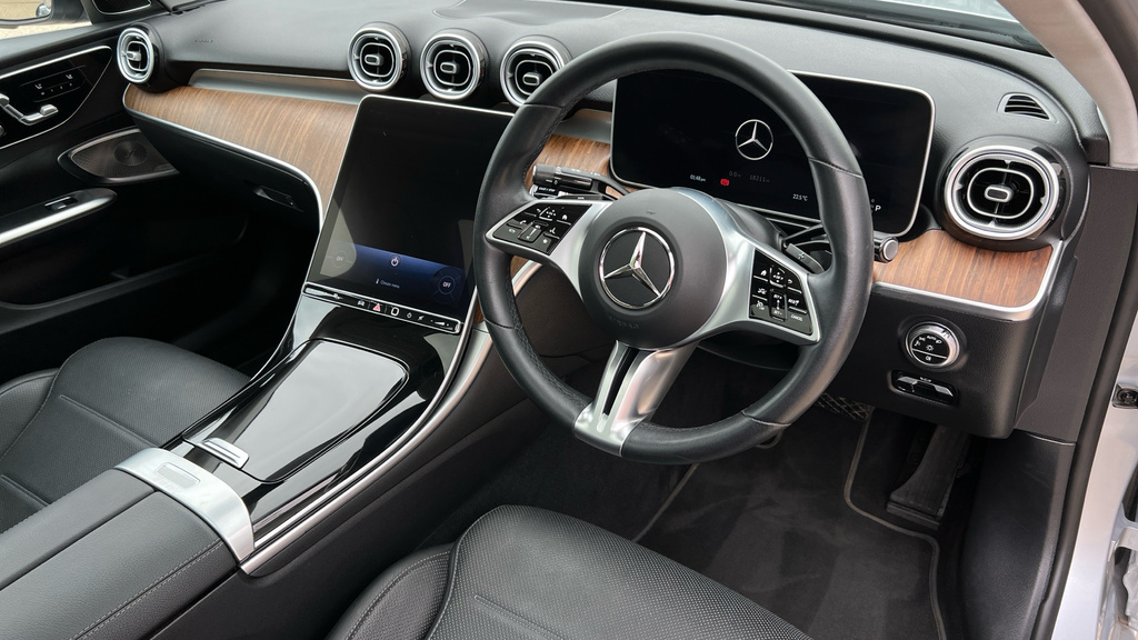 Mercedes-Benz C Class C Class C220d 197 Exclusive Luxury 9G-tronic KP73XXV Silver #3