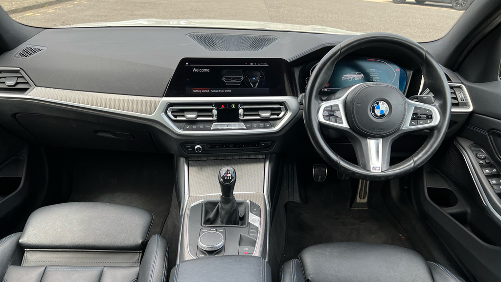 BMW 3 Series 3 Series 320D M Sport YA69XSB White #4