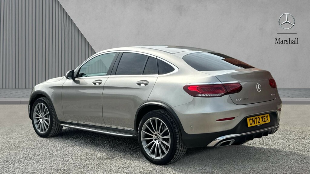 Mercedes-Benz GLC Class Glc Coupe Glc 300 4Matic Amg Line Premium 9G-t Silver #2