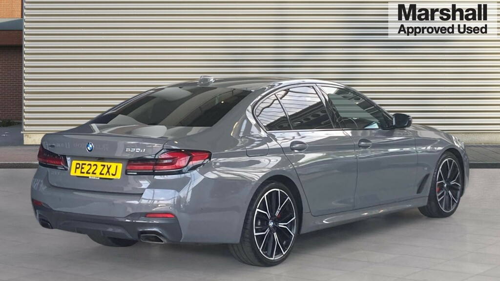 BMW 5 Series 5 Series 530D Xdrive Mht M Sport PE22ZXJ Grey #3