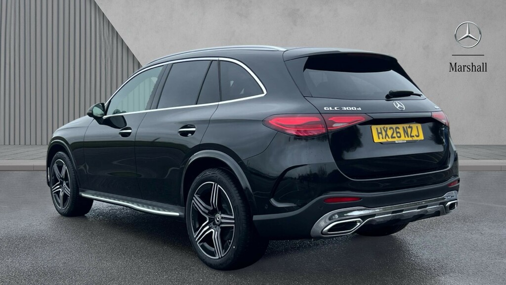Mercedes-Benz GLC Class Glc 300D 4Matic Amg Line Prem Pan HX26NZJ Black #2