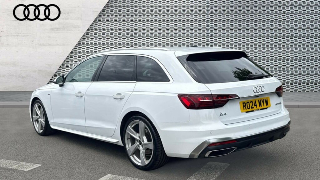 Audi A4 Avant A4 40 Tfsi 204 S Line S Tronic RO24WYW White #3