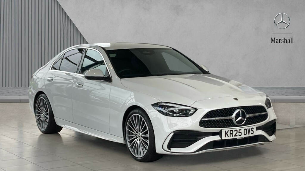 Mercedes-Benz C Class C Class C200 Amg Line Premium 9G-tronic KR25OVS White