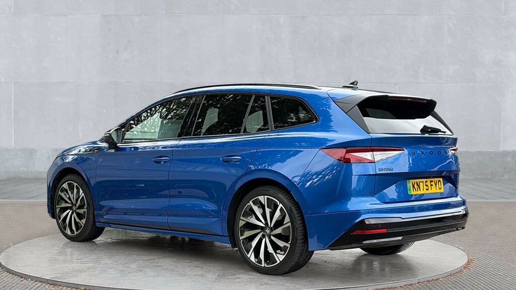 Skoda ENYAQ Enyaq 210Kw 85X Sportline 82Kwh 4X4 KN75FYO Blue #3