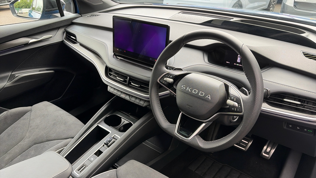 Skoda ENYAQ Enyaq 210Kw 85X Sportline 82Kwh 4X4 KN75FYO Blue #6