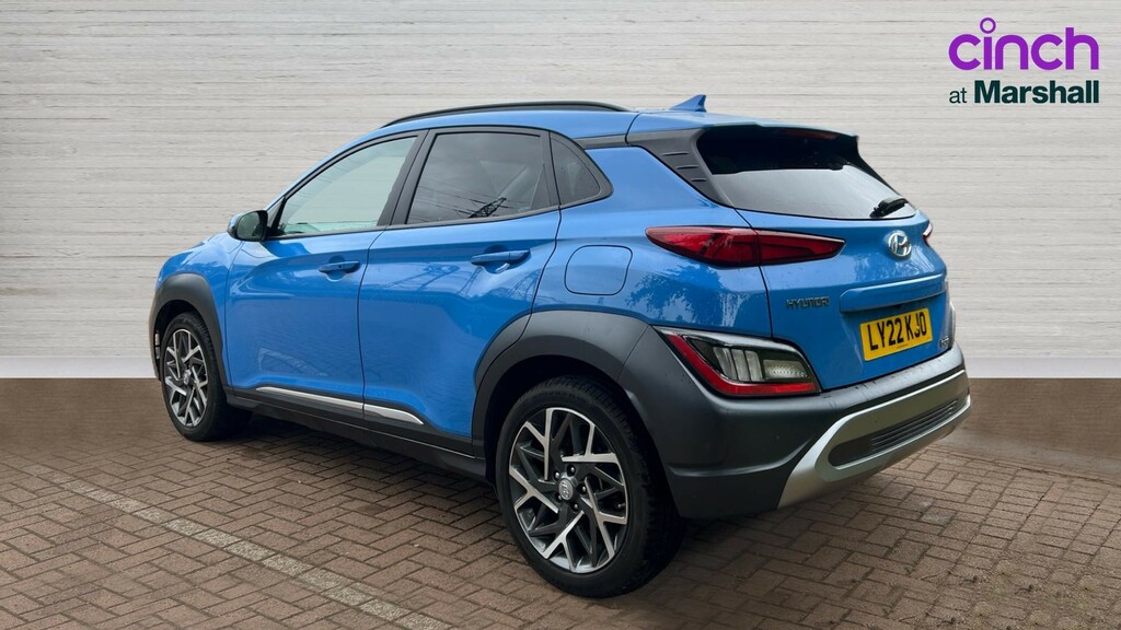 Hyundai Kona Kona 1.6 Gdi Hybrid Premium Dct LY22KJO Blue #5
