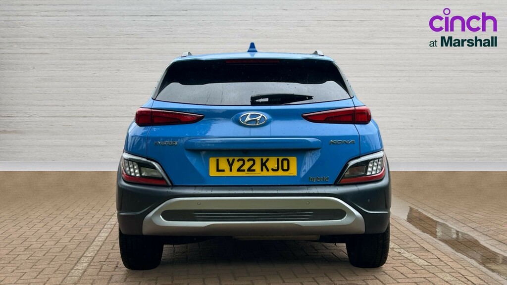 Hyundai Kona Kona 1.6 Gdi Hybrid Premium Dct LY22KJO Blue #4