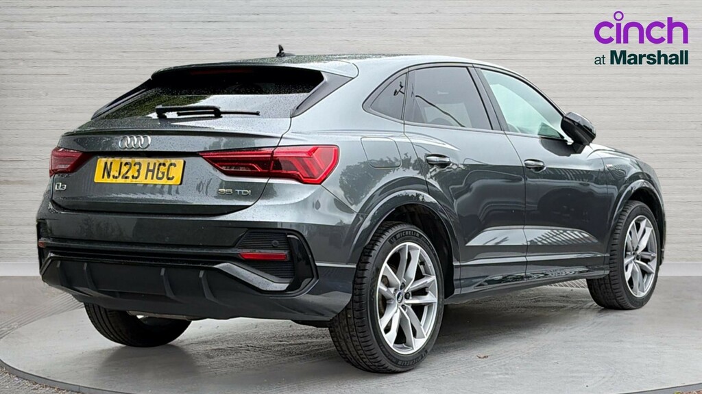 Audi Q3 Q3 35 Tdi Black Edition S Tronic NJ23HGC Grey #3