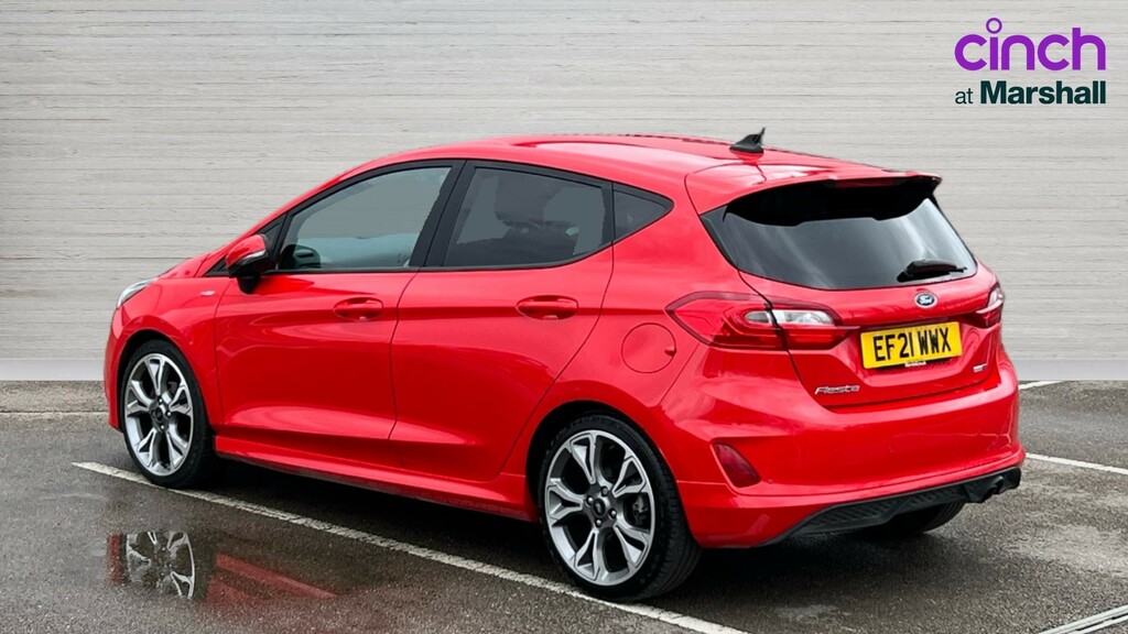 Ford Fiesta Fiesta 1.0 Ecoboost Hybrid Mhev 155 St-line X Edit EF21WWX Red #5