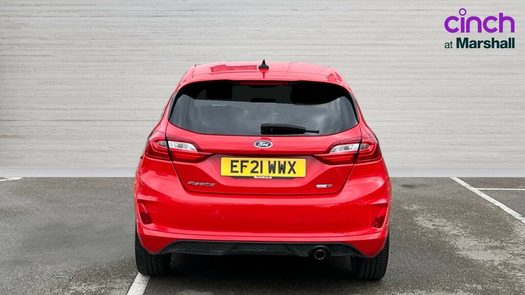 Ford Fiesta Fiesta 1.0 Ecoboost Hybrid Mhev 155 St-line X Edit EF21WWX Red #4