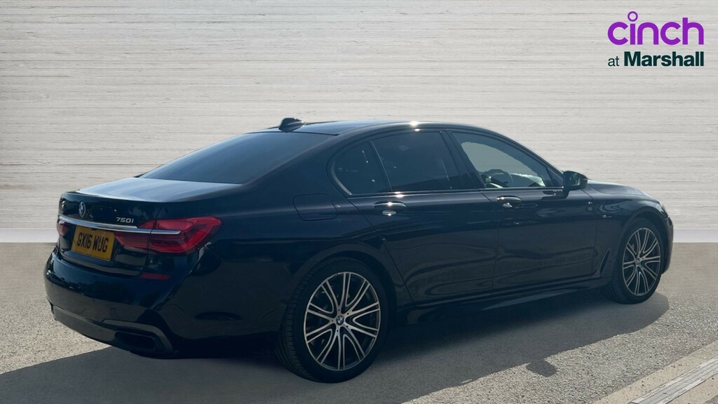 BMW 7 Series 7 Series 750I M Sport Black #3