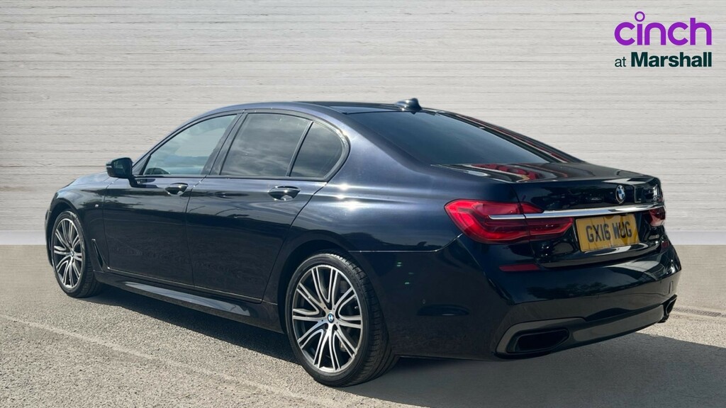 BMW 7 Series 7 Series 750I M Sport Black #5