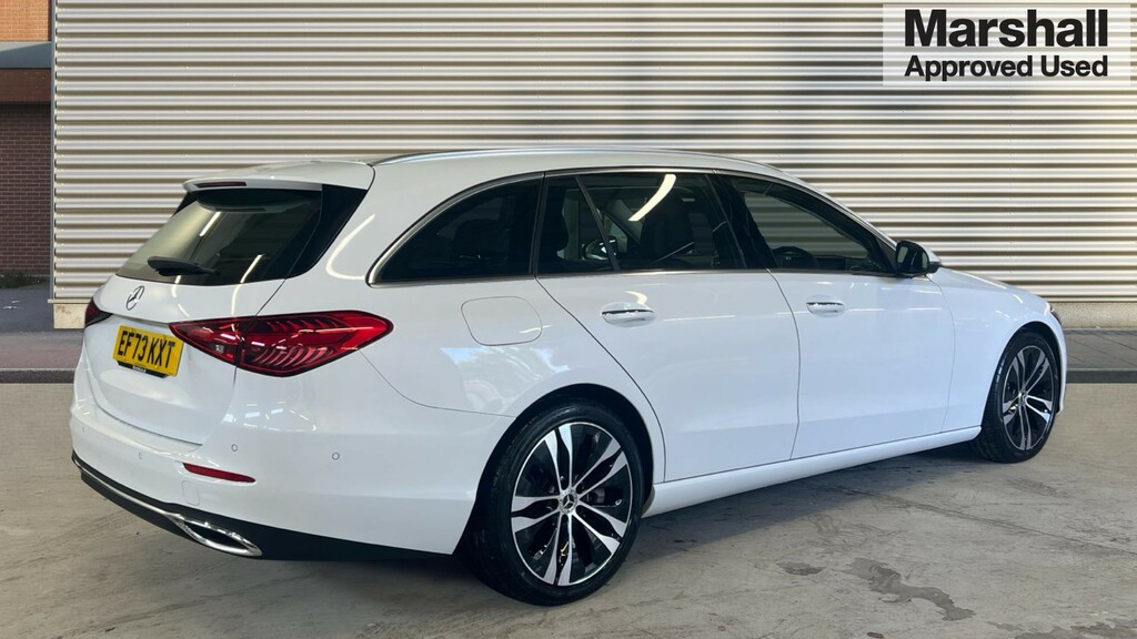 Mercedes-Benz C Class C Class C200 Exclusive Luxury 9G-tronic EF73KXT White #3