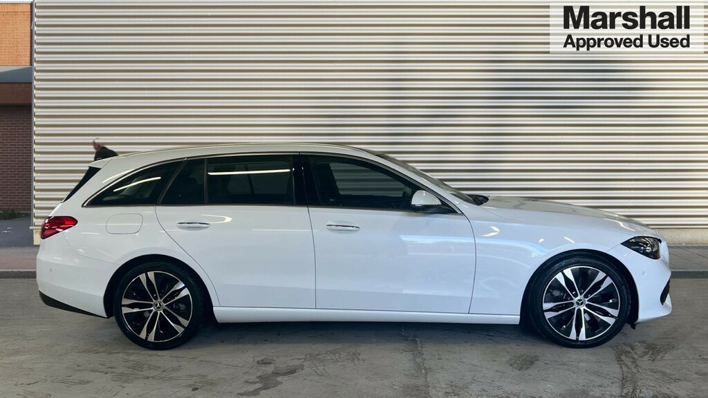Mercedes-Benz C Class C Class C200 Exclusive Luxury 9G-tronic EF73KXT White #2