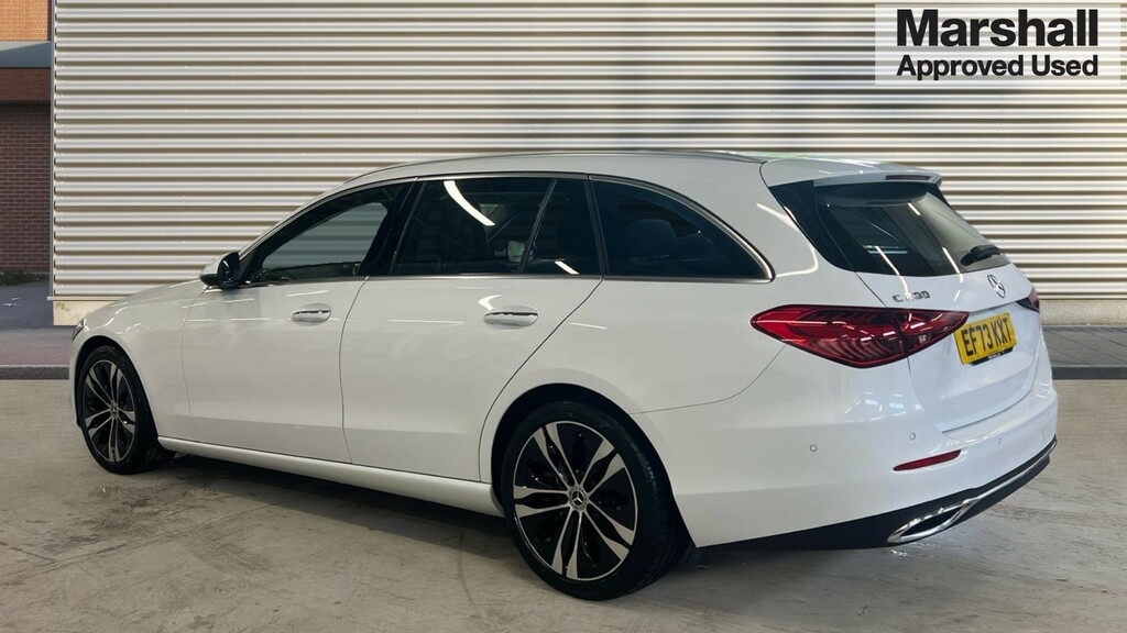 Mercedes-Benz C Class C Class C200 Exclusive Luxury 9G-tronic EF73KXT White #5